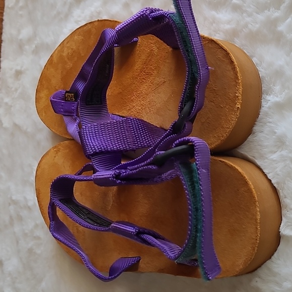 Women's Teva Ankle Sandals, Suede! Size 10 - Picture 4 of 11